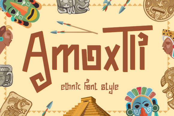 Amoxtli: The Unique Display Font for Polished Brand Identity