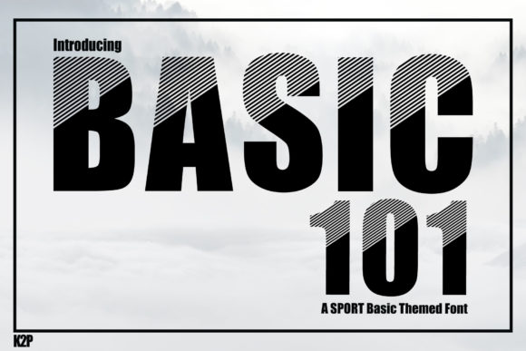 Basic 101: A Thick-Lettered Display Font for Polished Branding