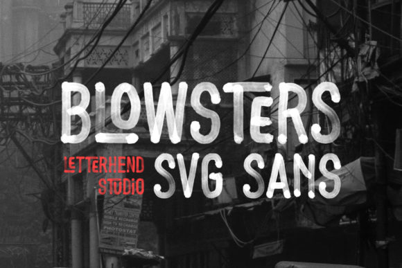 Blowsters: A Bold Display Typeface for Editorial Impact