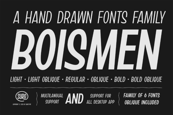 Boismen: A Bold Display Font for Modern Branding