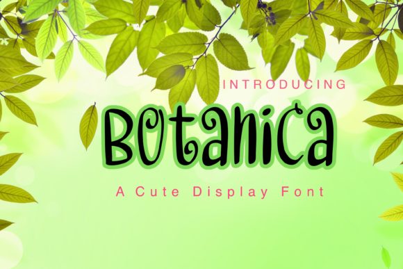 Botanica Typeface Review: Whimsical Display Fonts for Holiday Branding