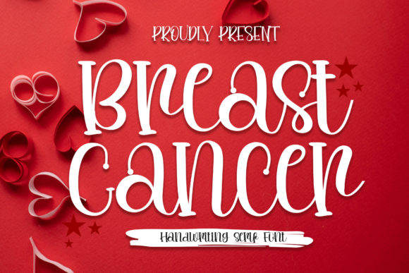 Breast Cancer: A Chic Display Font for Editorial Design