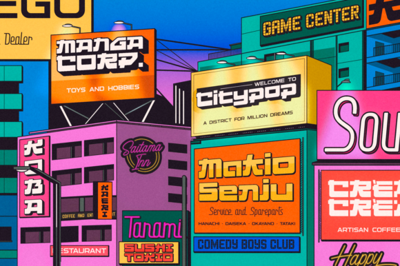 Citypop: The Versatile Display Font for Handmade Creations