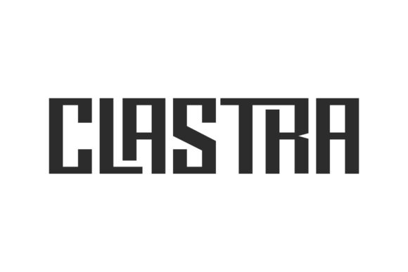 Clastra: The Robotic Display Font for Bold Maker Brands
