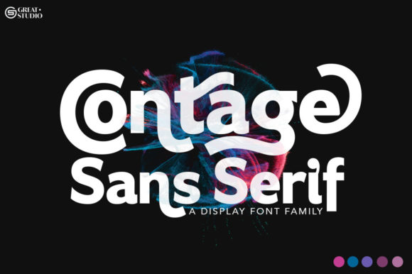 Contage: The Modern Display Font for Handmade Creators