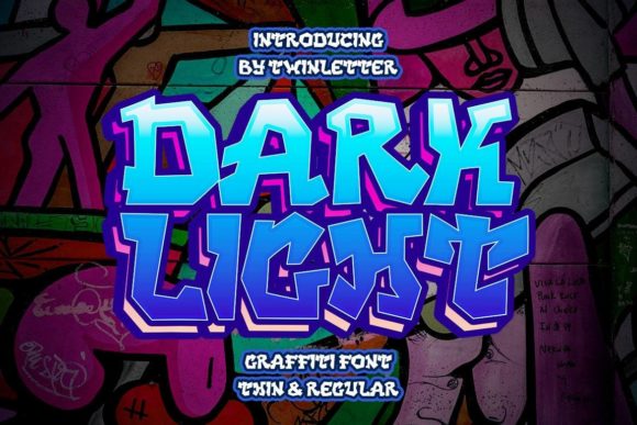 Dark Light Typeface: Elevating Digital Brand Identity with Futuristic Street Style