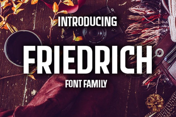 Friedrich: A Bold Display Typeface for Modern Editorial Design