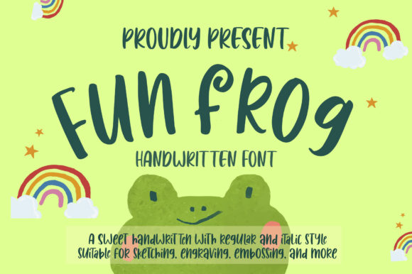 Fun Frog: The Cheery Display Font for Creative Editorial Projects