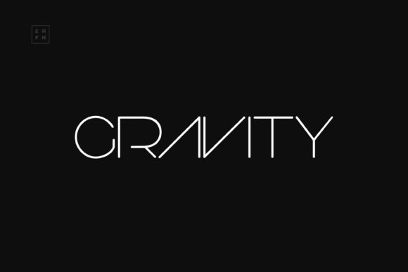 Gravity: The Minimal Modern Display Font for Digital Brands