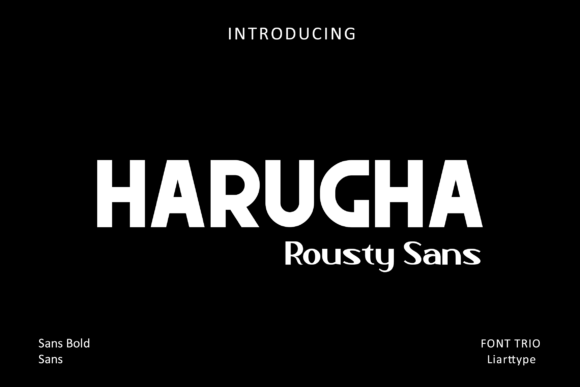 Harugha: The Bold Display Typeface for Modern Web Design