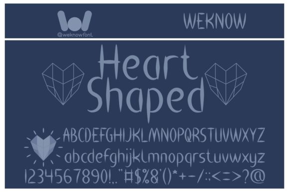 Heart Shaped: The Perfect Display Font for Creative Product Design