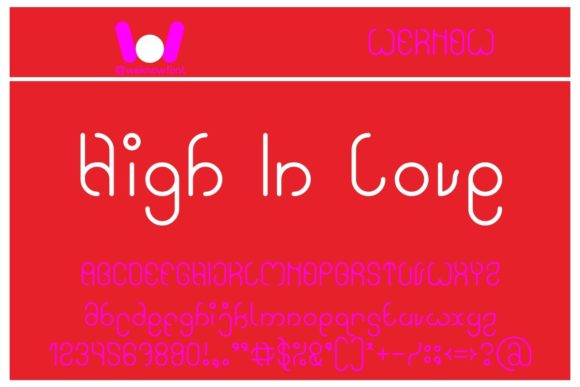 High in Love: The Whimsical Display Font for Memorable Branding
