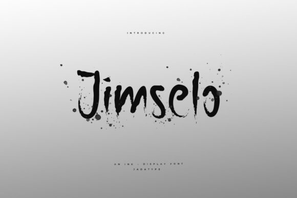 Jimselo Brushed Graffiti Display Font for Street Style Branding