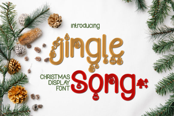 Jingle Song: The Festive Display Font for Branding Success