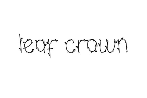 Leaf Crown: The Premium Display Font for Magical Brand Identity
