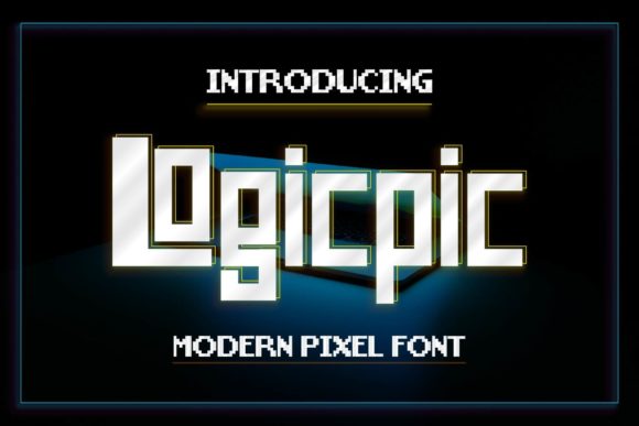 Logicpic: The Futuristic Display Font for Bold Editorial Design