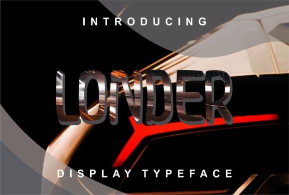 Londer: A Clean Display Font for Editorial Design