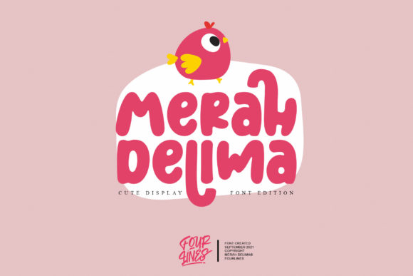 Merah Delima: A Playful Display Font for Modern Branding