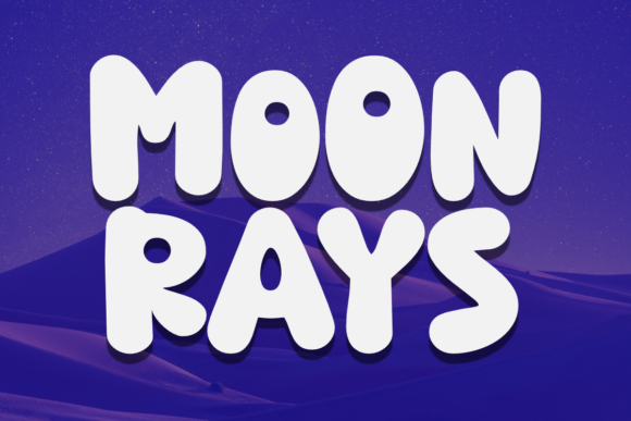 Moon Rays: The Perfect Display Font for Handmade Labels and Creative Designs