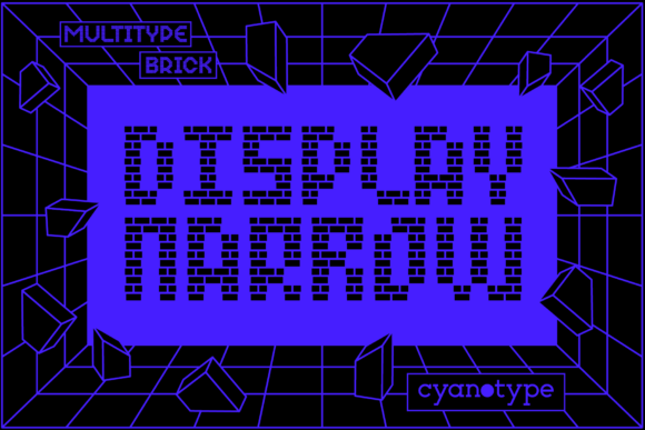 MultiType Brick Display Narrow: The Pixelated Design Secret