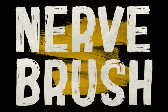 Nerve Brush: The Bold Display Font for Editorial Design