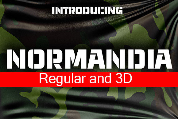 Normandia: The 3D Display Font for Bold Brand Identity