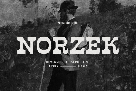 Norzek: A Bold Western Display Font for Standout Editorial Design