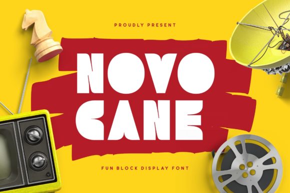 Novocane: The Bold Display Font for Scroll-Stopping Campaigns