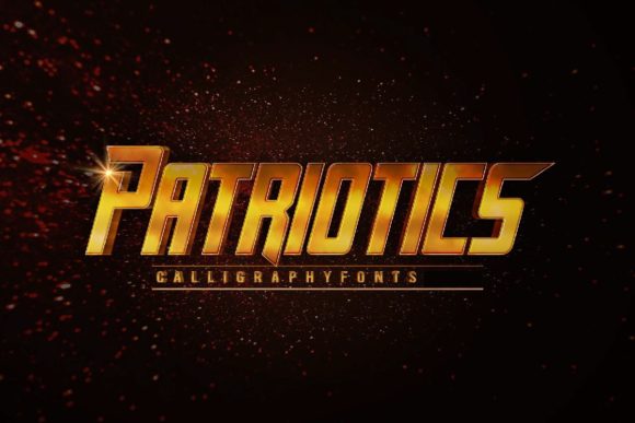 Patriotics: The Bold Display Font for Memorable Brand Identity