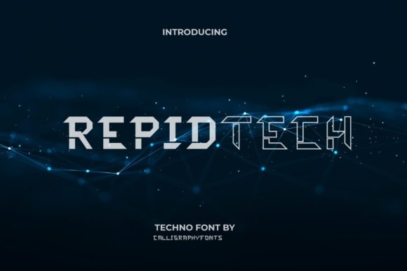 Rapidtech: A Futuristic Display Font for Modern Branding