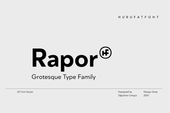 Rapor: The Modern Display Font for High-Impact Campaigns
