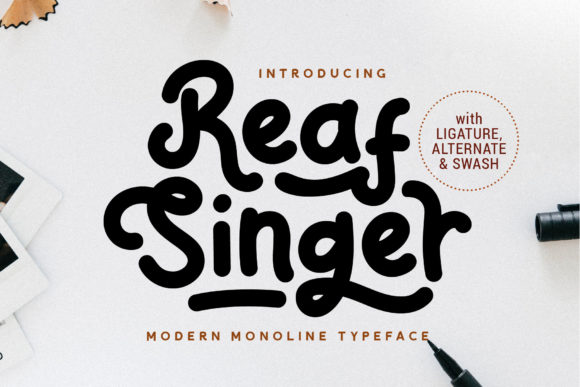 Reaf Singer: The Trendy Display Font for Scroll-Stopping Campaigns