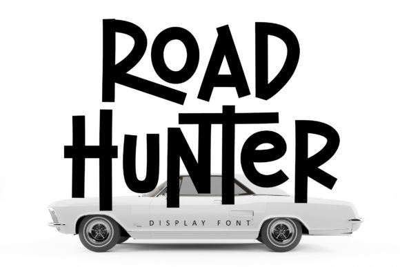 Road Hunter Bold Display Font for Street-Style Crafts
