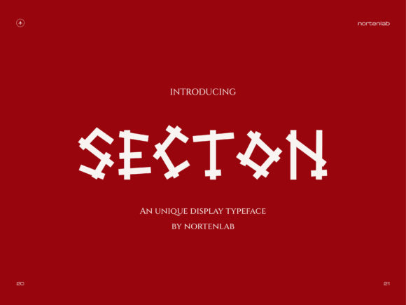 Secton: The Imposing Display Font for Modern Web Design