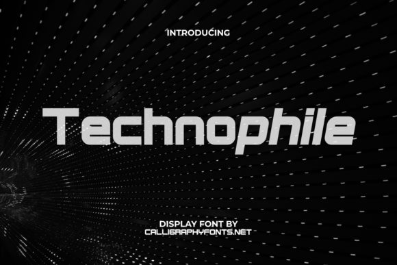 Technophile Display Font for Bold Campaign Graphics
