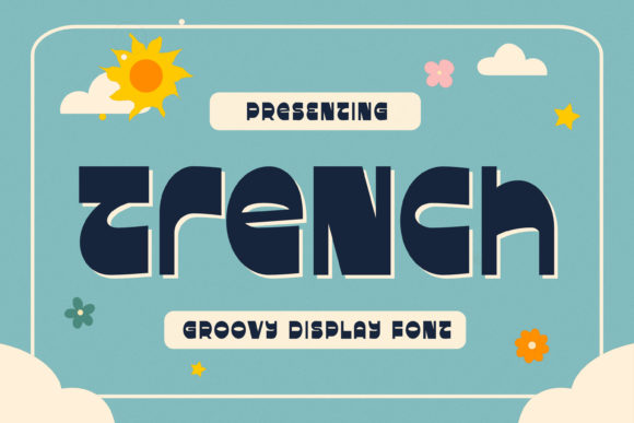 TreNcH Display Font for Bold Campaign Headlines and Branding