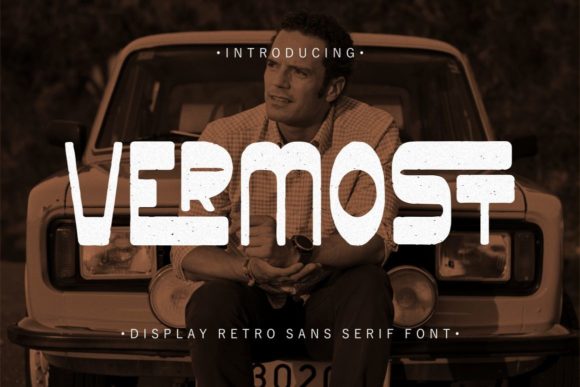 Vermost: The Retro Display Font for Unique Shop Branding