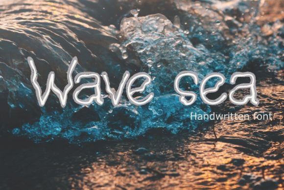 Wave Sea: The Creepy-Cool Display Font for Distinctive Brand Identity