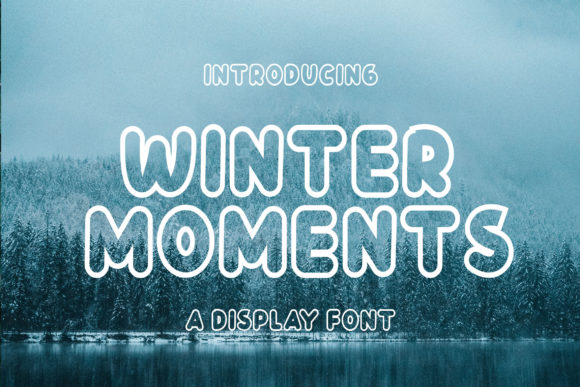 Winter Moments: A Premium Display Typeface for Editorial Design